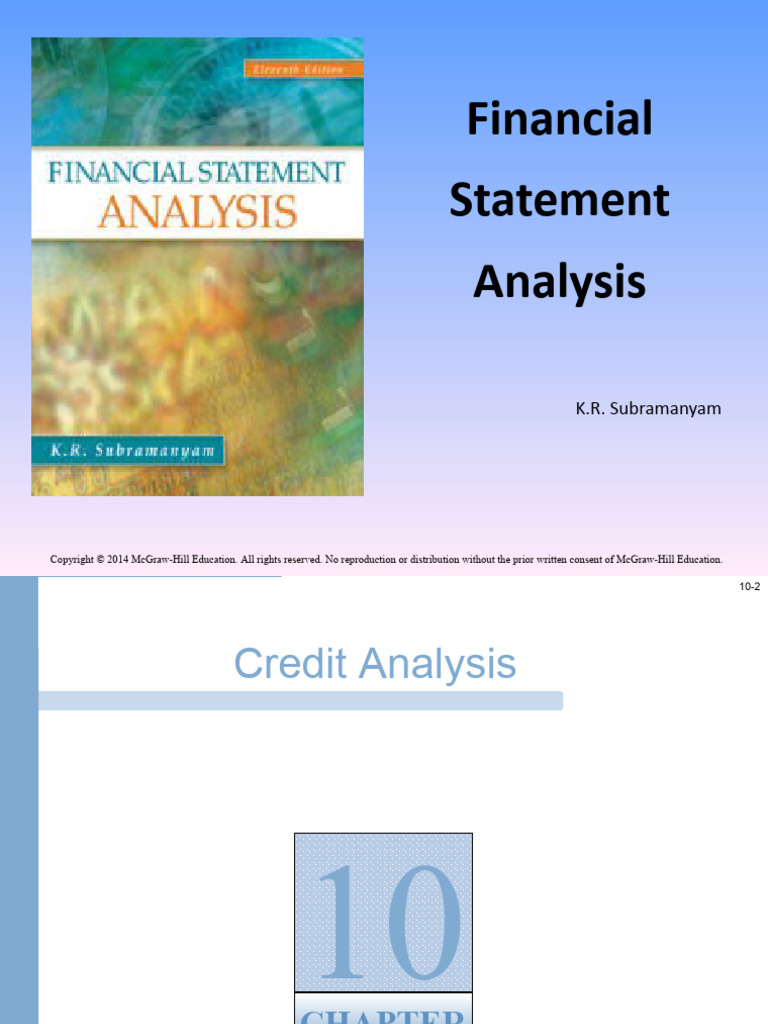 Credit Analysis and Liquidity Insights | PDF | Working Capital ...