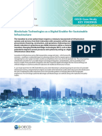 Blockchain Technologies As A Digital Enabler For Sustainable Infrastructure Key Findings