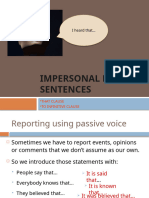 Passive Reporting Verbs