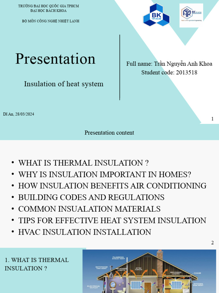 Benefits of Thermal Insulation in HVAC | PDF | Building Insulation ...