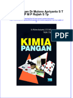 PDF of Kimia Pangan DR Mulono Apriyanto S T P M P Rujiah S TP Full Chapter Ebook