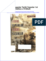 PDF of Tarihi Yapanlar Tarihi Yazanlar 1St Edition J H Elliott Full Chapter Ebook