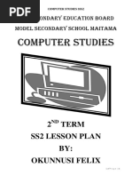 SS2 Second Term