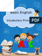 Basic English Vocabulary Primary 1