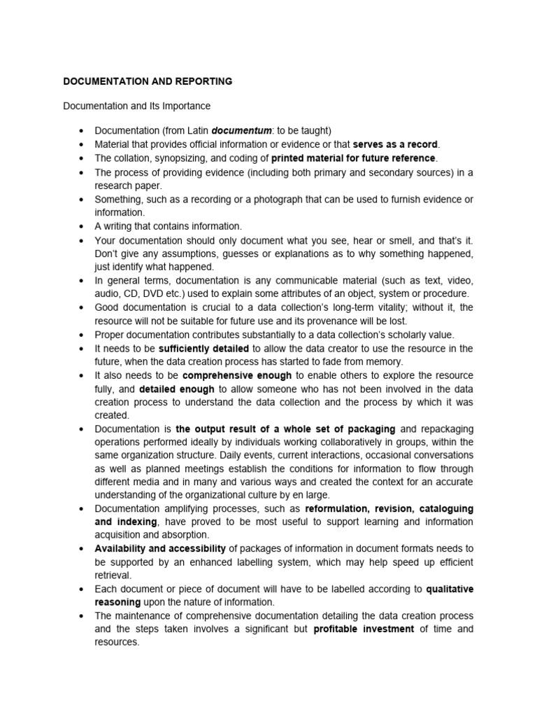 Essential Guide to Effective Documentation | PDF | Documentation ...