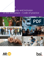 PAS 1948 - 2023 Diversity, Equity and Inclusion in The Workplace - Code of Practice