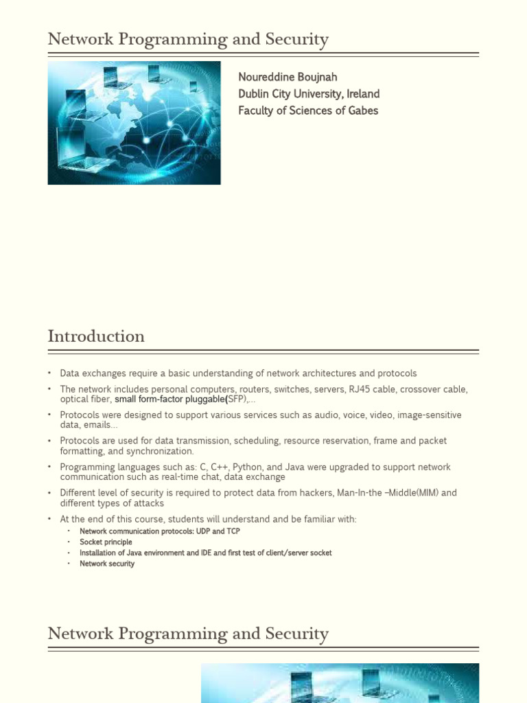 Network Programming & Security Essentials | PDF | Transport Layer ...