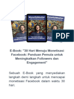 E-Book - 30 Hari Menuju Monetisasi Facebook