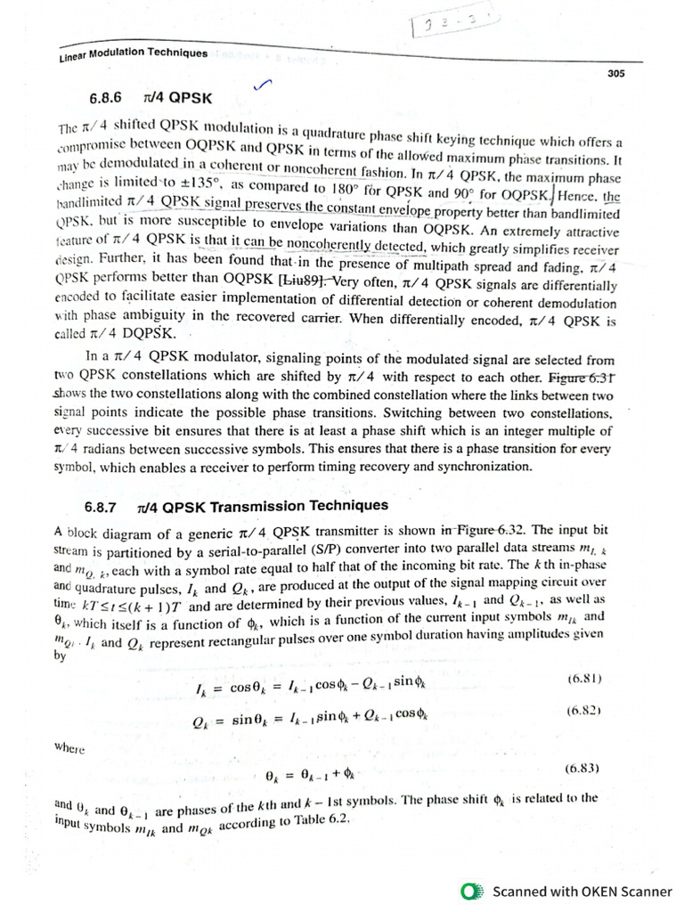 Pi4 QPSK | PDF