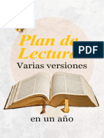 Plan de Lectura Varias Versiones