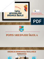 Obrazovni Programi - Srednje Skole