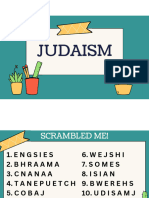 Judaism W4