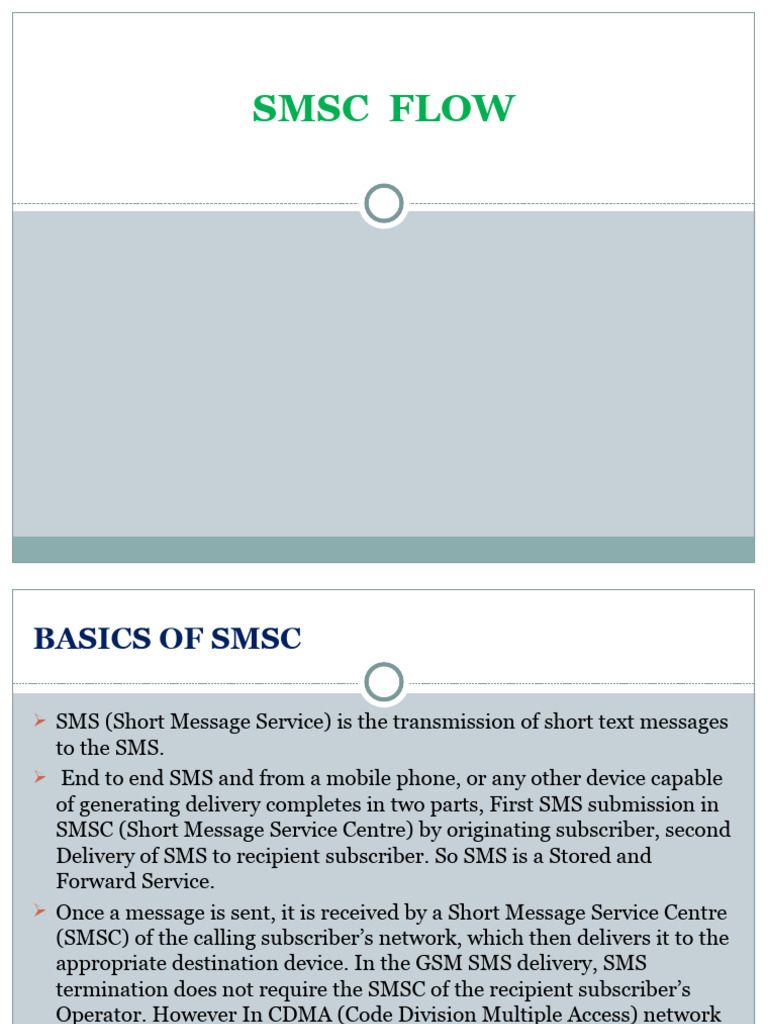 SMS1 Flow | PDF | Telephony | Digital Technology
