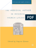 (Studies in Arthurian and Courtly Cultures) Virginie Greene (Eds.) - The Medieval Author in Medieval French Literature-Palgrave Macmillan US (2006)