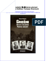 Full Download Grozni Ostatni Zolnierze Pierwsi Zdrajcy 1St Edition Tomasz Greniuch Online Full Chapter PDF