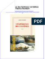 PDF of L Experience Des Fantomes 1St Edition Fabrice Humbert 2 Full Chapter Ebook