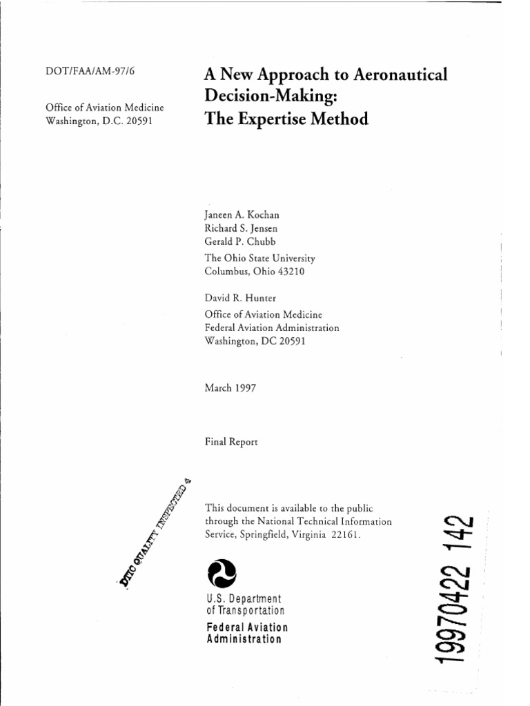 Aeronautical Decision Making: Sharpen Your Judgment at 10,000 Feet