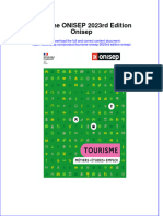 PDF of Tourisme Onisep 2023Rd Edition Onisep Full Chapter Ebook