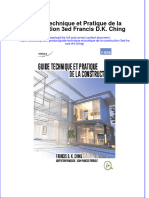 Full Download Guide Technique Et Pratique de La Construction 3ed Francis D K Ching Online Full Chapter PDF