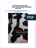 PDF of Liebe Und Bedeutsamkeit Ein Philosophischer Versuch Elke Elisabeth Schmidt Full Chapter Ebook