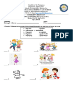 Summative Test 2 in ESP M.A.TORRES