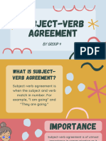 Subject-Verb Agreement