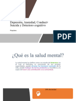 Depresión, ansiedad y suicidio