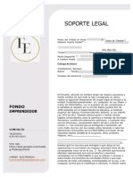 SOPORTE LEGAL Fondo Emprendedor