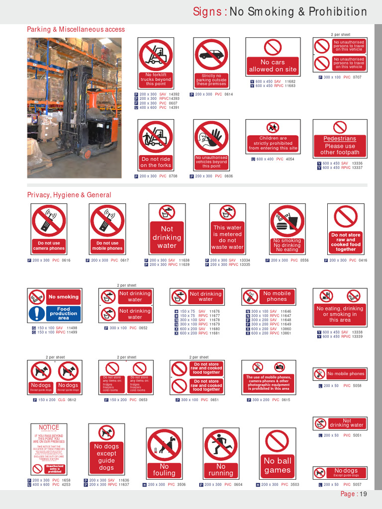 SCAN-Safety-Signs-Catalogue-2014 21 | PDF | Vehicles | Transport