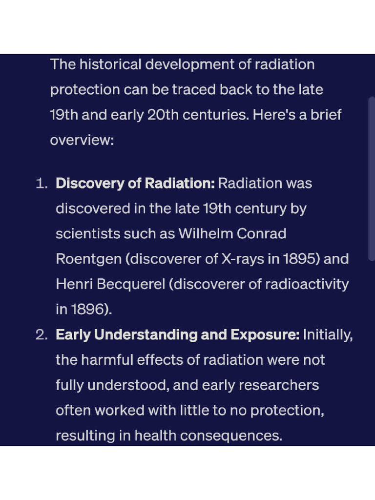 My Radiation Protection Notes | PDF