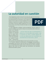 La Autoridad Docente en Cuestión