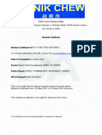Medical Certificate 2