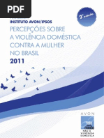 Percepções sobre a violência doméstica contra a mulher no Brasil