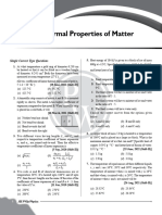 Thermal Properties of Matter - PYQ Practice Sheet
