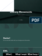 Literary Movements