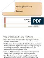 Pakistan Relation With Afghanistan Complete Slides