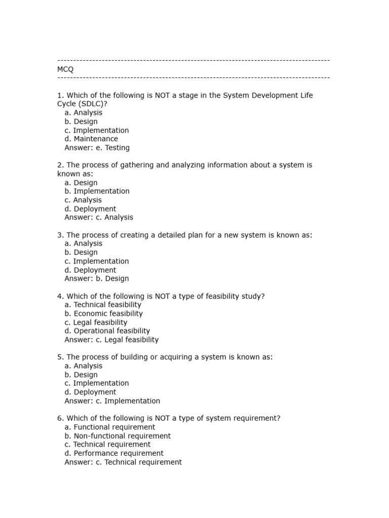 SDLC Stages and Common Misconceptions | PDF | Inheritance (Object ...