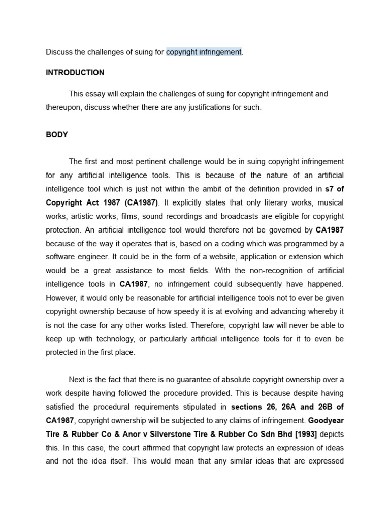 Tuto 1 | PDF | Copyright Infringement | Copyright