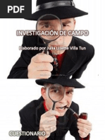 Download Investigacin de Campo by Liz Villa Tun SN73628956 doc pdf