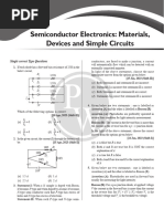 Semiconductor Electronics - Materials, Devices and Simple Circuits - PYQ Practice Sheet