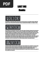 Motorcycle Club Ranks and Duties Guide | PDF | Committee | Presidents ...