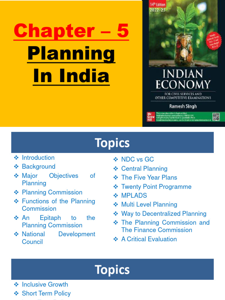Planning Commission of India Overview | PDF | Government Of India ...