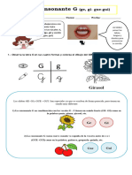 Guía Consonante G - Ge, Gi, Gue, Gui