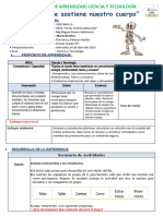 Sesion de Ciencia Como Se Sostiene Nuestro Cuerpo Lista