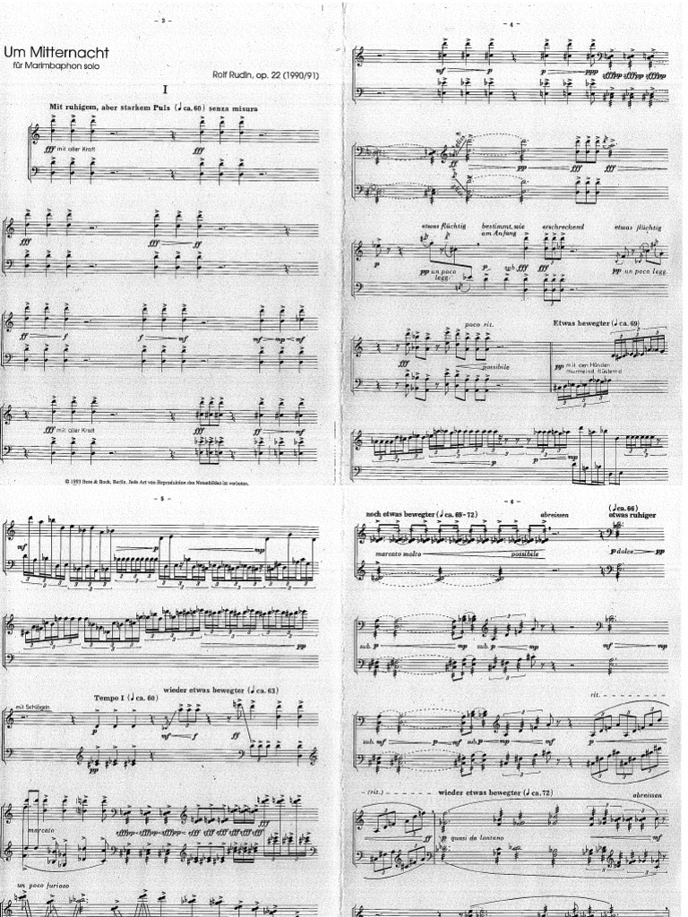 Rudin, R. - Un Mitternacht | PDF