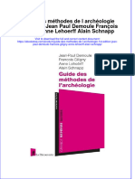 Full Download Guide Des Methodes de L Archeologie 1St Edition Jean Paul Demoule Francois Giligny Anne Lehoerff Alain Schnapp Online Full Chapter PDF