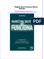 PDF of Marketing Digital Que Funciona Nacho Somalo Full Chapter Ebook
