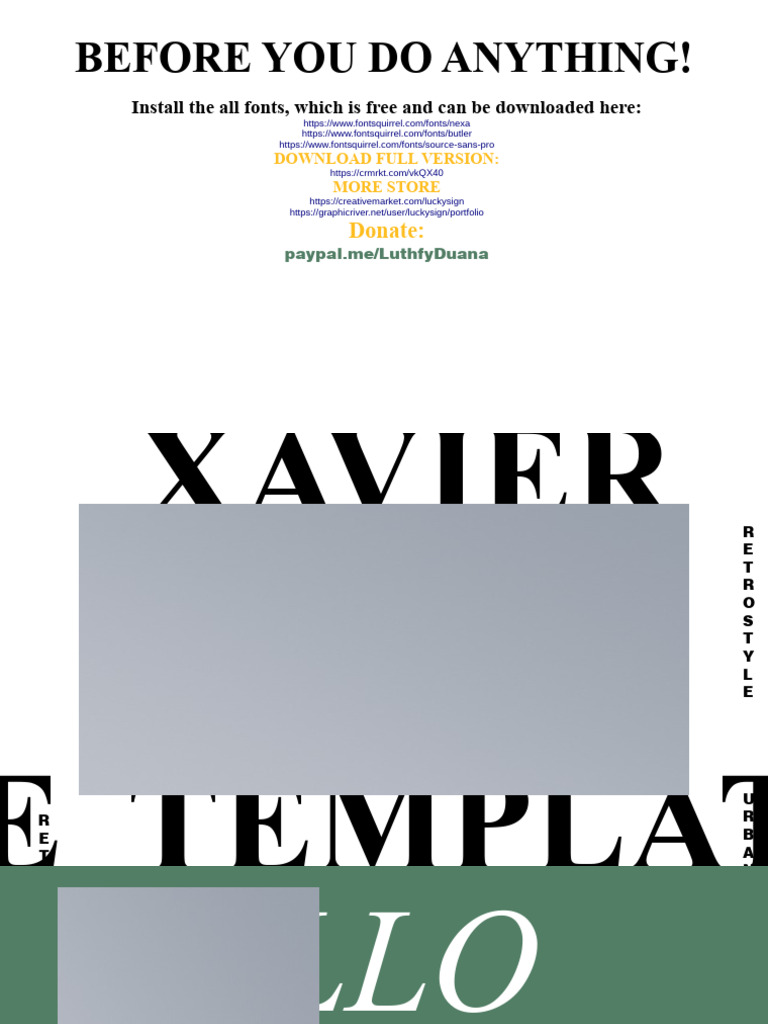 Xavier Free Presentation Pdf