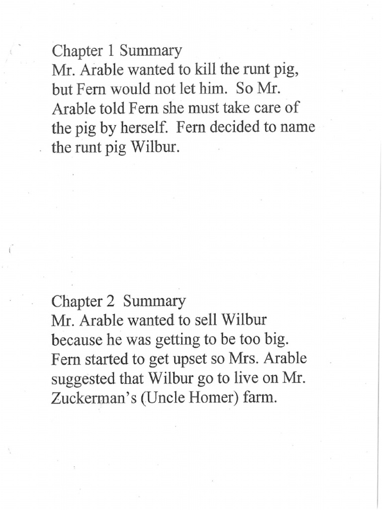 Grade 3 CWeb Summaries | PDF