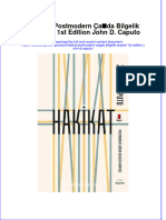 Full Download Hakikat Postmodern Cagda Bilgelik Arayisi 1St Edition John D Caputo Online Full Chapter PDF